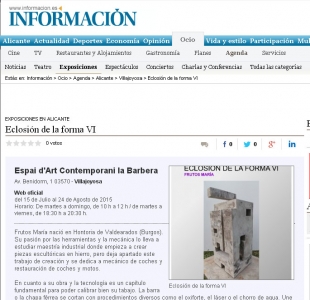 New article in the INFORMACIÓN Journal