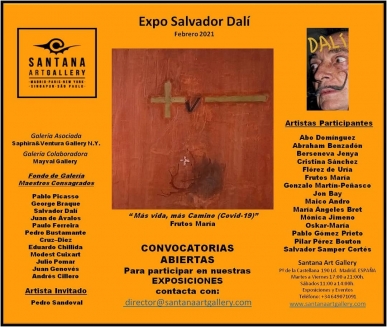 Colaboración Artista Frutos María en Exposición Salvador Dalí - Madrid