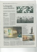 Artículo sobre la exposición en el gimnasio 