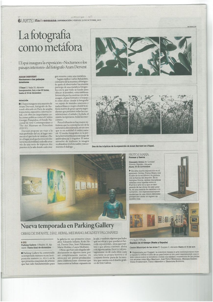 Article sur l'exposition au gymnase 