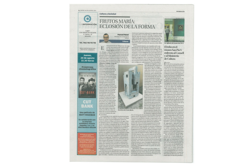 Nouveau article dans le journal 