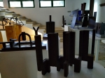 La mirada Actual publica,Frutos María: Pintura y escultura del acero, el hierro, los textiles y el r