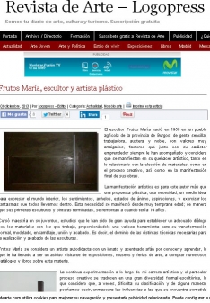 Frutos María, sculpteur et artiste plastique
